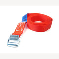 100 stuks Spanband rood 25 mm 3 meter met klemsluiting
