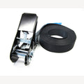 100 stuks spanband zwart 25 mm 6 meter met ratel