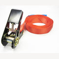 50 stuks spanband rood 25 mm 7 meter met ratel