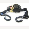 Automatische spanband klein 250 kg 3 meter 2 metalen haken