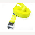 Spanband geel 25 mm 5 meter met klemsluiting