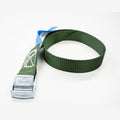 Spanband groen 25 mm 55 cm met klemsluiting