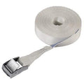 Spanband wit 25 mm 8 meter met klemsluiting