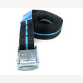 Spanband zwart blauw 25 mm 2.5 meter met klemsluiting