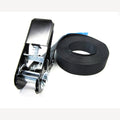 Spanband zwart met ratel 5 meter