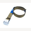Spanband bruin met klemgesp 20 mm 40 cm