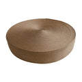 Spanband donker beige op rol 25 mm 50 meter