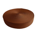 tassenband donker bruin 15 mm