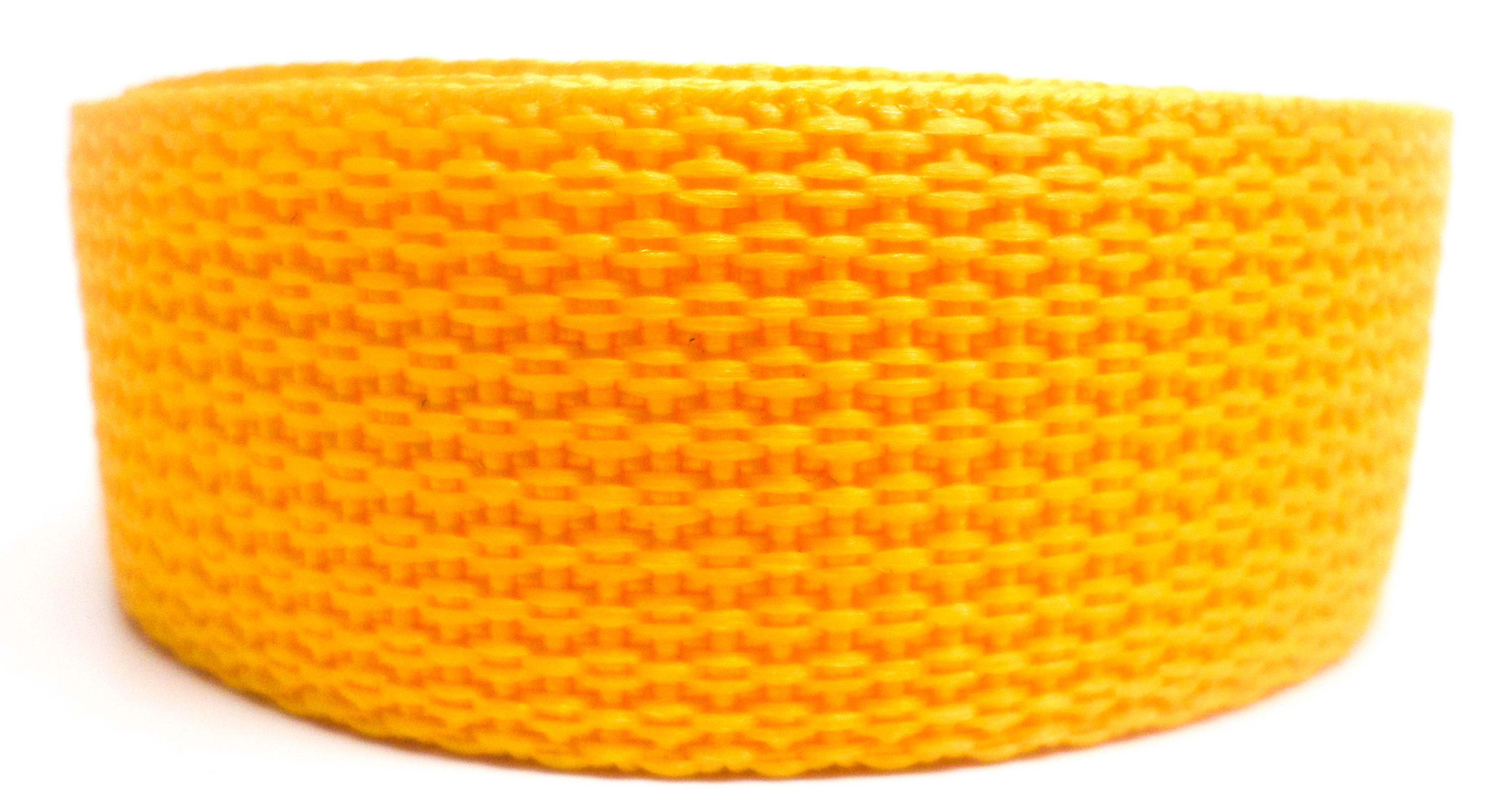 Spanband oranje op rol 25 mm 25 meter